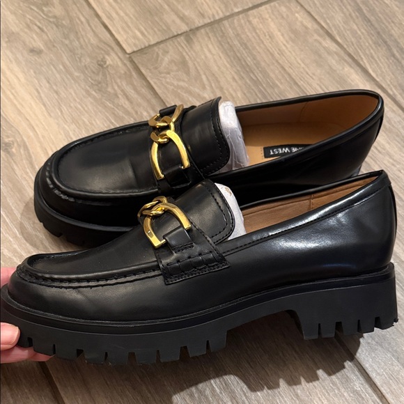 New Nine West Gable Lug-Sole Loafer Sz 8.5 M - Picture 8 of 9